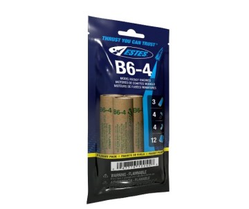Estes Rockets B6-4 - Bagged