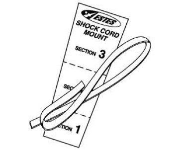 Estes Rockets Shock Cords & Mount Pack
