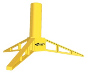 Estes Rockets Standard Engine Model Rocket Display Stand (3 pk) (English Only)