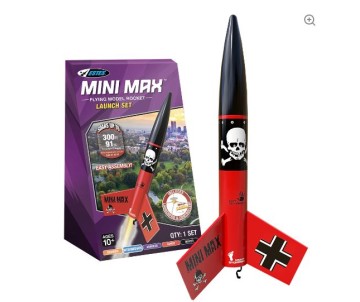 Estes Rockets Mini Der Red Max Launch Set - Intermediate