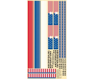 Estes Rockets Waterslide Decal Set