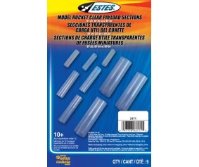 Estes Rockets Clear Payload Asst (9 pc)