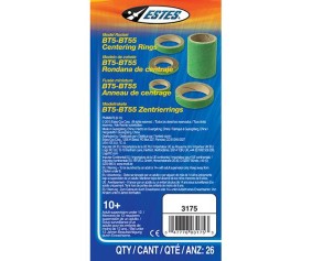 Estes Rockets BT5-BT55 Centering Rings (26 pc) (English Only)