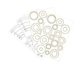 Estes Rockets Laser Cut Centering Rings and Paper Adapters (4 pc)