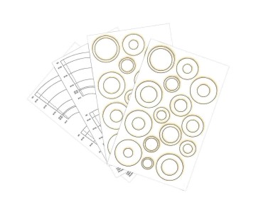 Estes Rockets Laser Cut Centering Rings and Paper Adapters (4 pc)