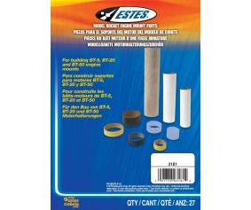 Estes Rockets BT5, BT20, BT50 Engine Mount Parts (27 pc)