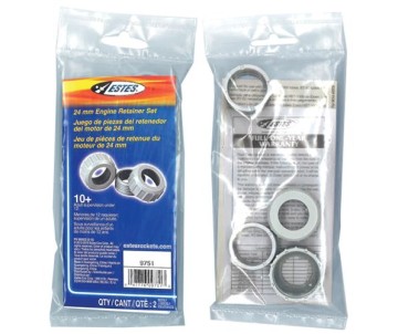 Estes Rockets 24 mm Motor Retainer Set (2 pk)