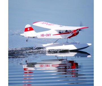 FMS Piper J-3 Cub w/Floats 1400mm V4 PNP w/Reflex