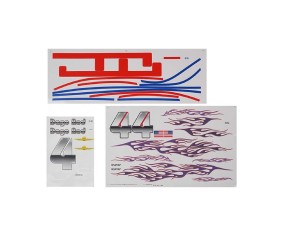 FMS Decal Sheet: Dago Red Mustang 1.1m