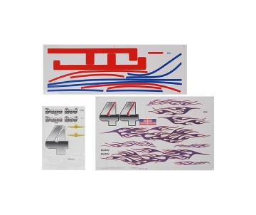 FMS Decal Sheet: Dago Red Mustang 1.1m