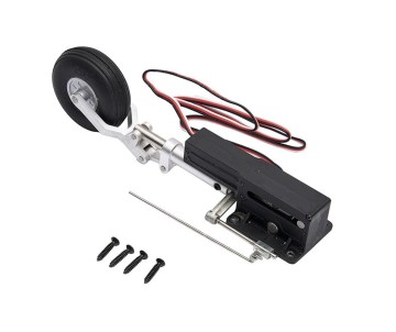 FMS Nose Gear Retract Unit with Strut and Wheel: Avanti 90mm Anniversary
