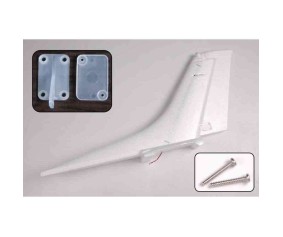 FMS Rudder, Blue: SkyTrain182 1400mm
