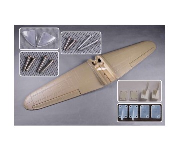 FMS Main Wing, Grey: Zero 1400mm