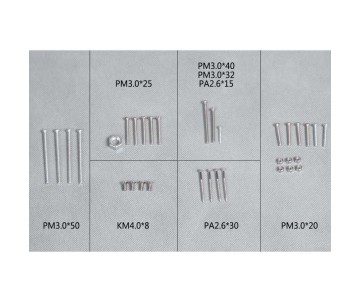 FMS Screw Set: P-40B 1400mm