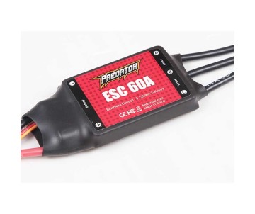 FMS 60A ESC: Predator 60A ESC 3A BEC  w/XT60