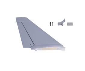 FMS Vertical Stab, Grey: Yak 130