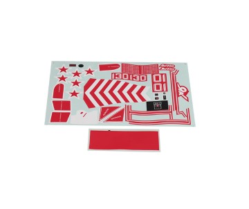 FMS Decal Sheet, Red: Yak 130
