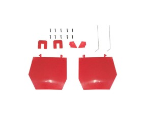 FMS Main Gear Doors: Red Arrow 80mm EDF