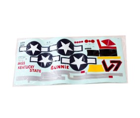 FMS Stickers: P51D Red Tail 1700mm