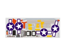 FMS Decal: P51D Red Tail 1400mm