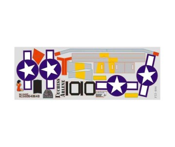 FMS Decal: P51D Red Tail 1400mm