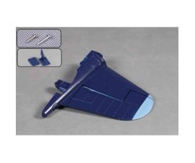 FMS Vert Stab, Blue: F4U-4 1400mm