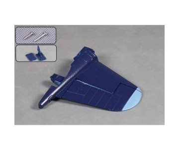 FMS Vert Stab, Blue: F4U-4 1400mm