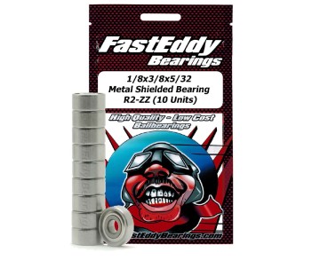 Fast Eddy 1/8x3/8x5/32 Metal Shielded Bearing R2-ZZ (10 Units)