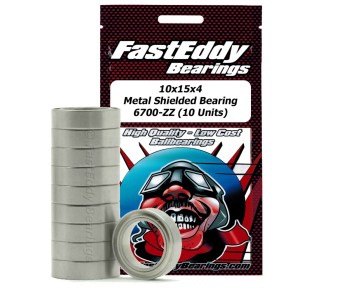 Fast Eddy Tamiya 1510 Metal Shielded Replacement Bearing 10X15X4 (10 Units)