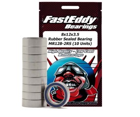 Fast Eddy Traxxas 7020 Rubber Sealed Replacement Bearing 8x12x3.5 (10 Units)