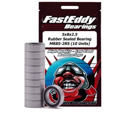 Fast Eddy Traxxas 5114 Rubber Sealed Replacement Bearing 5x8x2.5 (10 Units)
