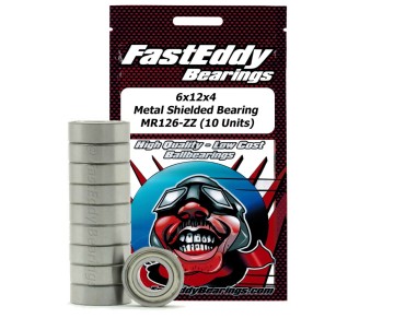 Fast Eddy Traxxas 4614 Metal Shielded Replacement Bearing 6x12x4 (10 Units)