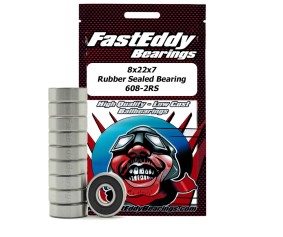 Fast Eddy Traxxas 6067 Rubber Sealed Replacement Bearing 8x22x7 (10 Units)