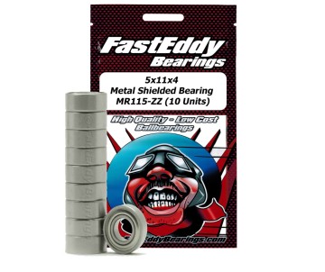 Fast Eddy Traxxas 4611 Metal Shielded Replacement Bearing 5x11x4 (10 Units)