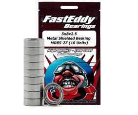 Fast Eddy Traxxas 2728 Metal Shielded Replacement Bearing 5x8x2.5 (10 Units)