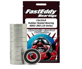 Fast Eddy Traxxas 6068 Rubber Sealed Replacement Bearing 15x32x9 (10 Units)