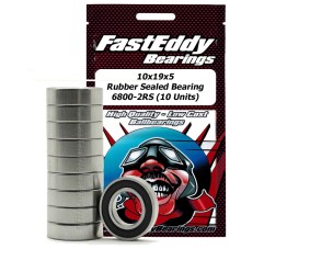 Fast Eddy Traxxas 4889 Rubber Sealed Replacement Bearing 10x19x5 (10 Units)