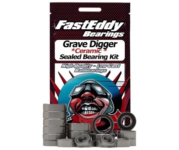 Fast Eddy Traxxas Grave Digger Ceramic Rubber Sealed Bearing Kit