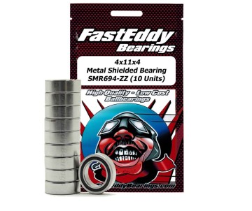 Fast Eddy 4X11X4 Metal Shielded Bearing SMR694-ZZ (10 Units)
