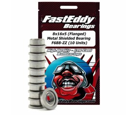 Fast Eddy 8x16x5 (FLANGED) Metal Shielded Bearing F688-ZZ (10)