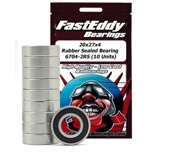 Fast Eddy 20x27x4 Rubber Sealed Bearings 6704-2RS (10)