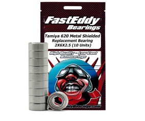 Fast Eddy Tamiya 620 Metal Shielded Replacement Bearing 2X6X2.5 (10)