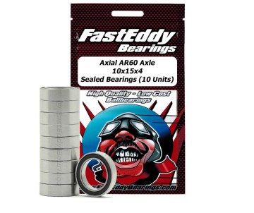 Fast Eddy Axial AR60 Axle 10x15x4 Sealed Bearings (10 Units)