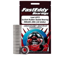 Fast Eddy Losi LST2 5x10x4 Sealed Bearing MR105-2RS (10 Units)
