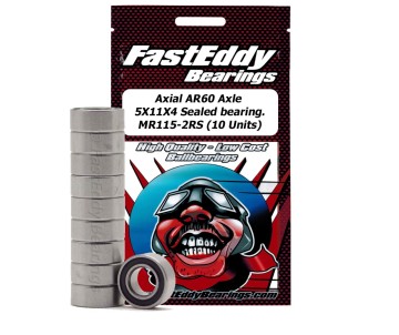 Fast Eddy Axial AR60 Axle 5X11X4 Sealed bearing. MR115-2RS (10 Units)