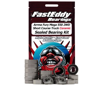 Fast Eddy Arrma Fury Mega 550 2WD Short Course Truck Ceramic Sealed Bearing Kit
