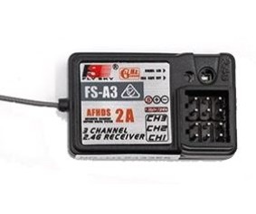 Flysky FS-A3 2.4Ghz 3 Channel Receiver - Compatible with iT3B, iT3C, FS-GT5 and FX-i6X Transmitters