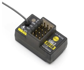 Flysky FGR4B 2.4Ghz 4 Channel Receiver, Lay Down with External Antenna