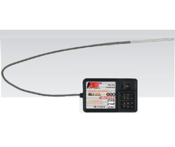 Flysky 2.4Ghz 3 Channel Receiver - Compatible with GT2B, GT3B, GT3C Transmitters