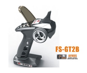 Flysky GT2B 2.4Ghz 3 Channel Radio With FLYFS-GR3E 3 Channel Receiver and 3.7V 800mAh LiPo Battery and Charger